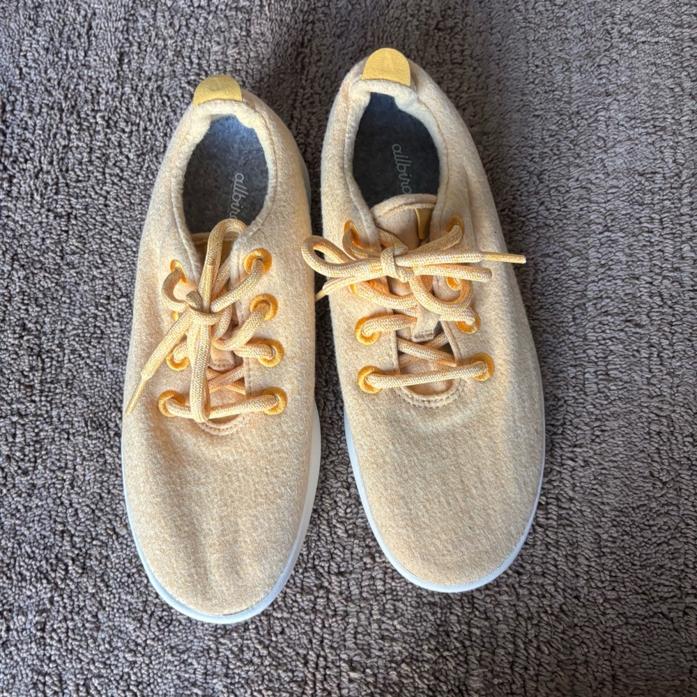 Allbirds Yellow Orange Casual Sneakers